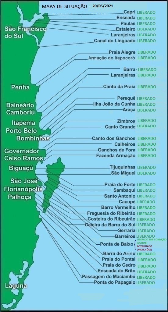 alerta moluscos maio 2021